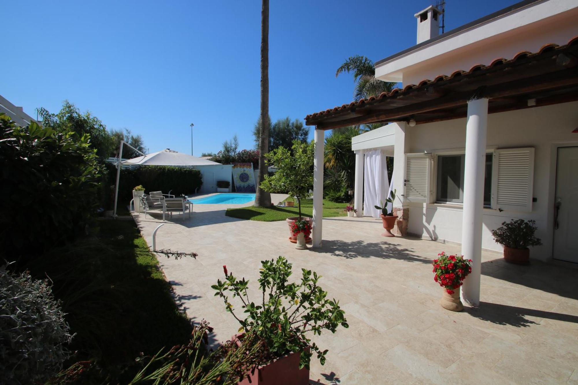 Edri Beach House - Villa Con Piscina 庞特卡格纳诺 外观 照片