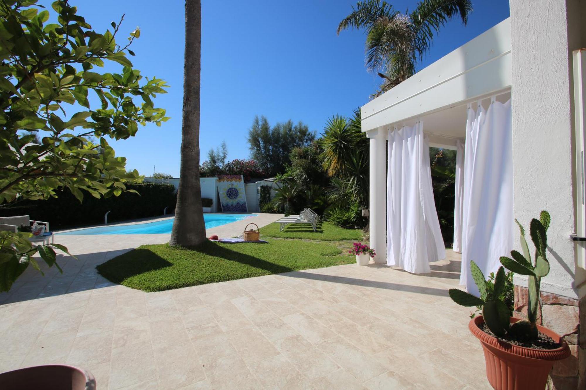 Edri Beach House - Villa Con Piscina 庞特卡格纳诺 外观 照片